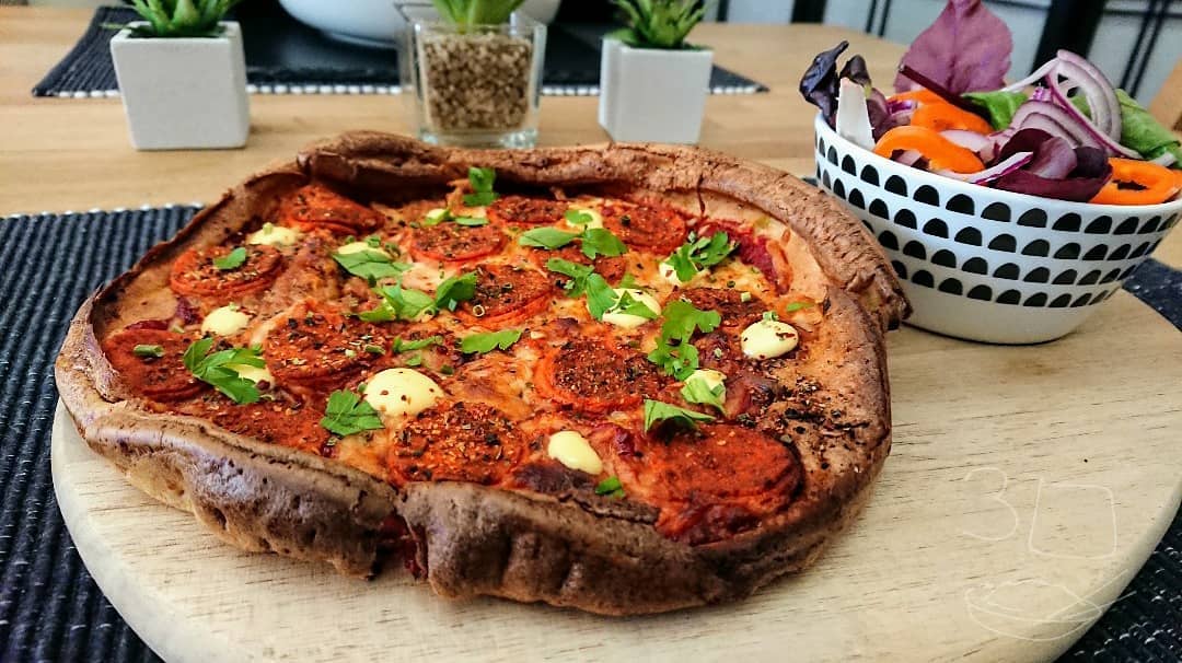 Easy Vegetarian Yorkshire Pudding Pizza