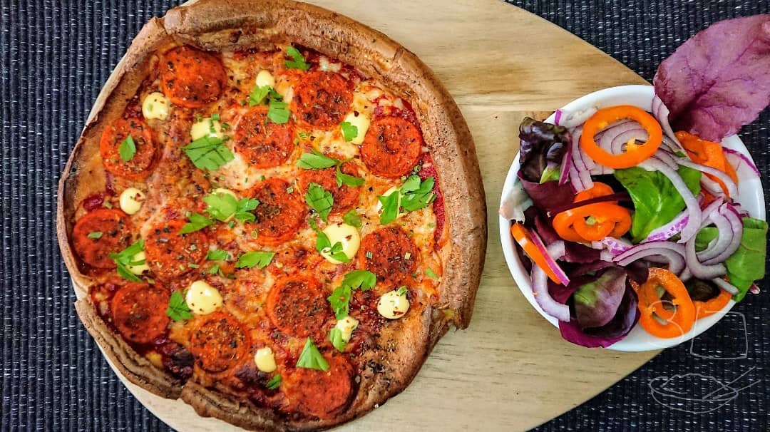Easy Vegetarian Yorkshire Pudding Pizza