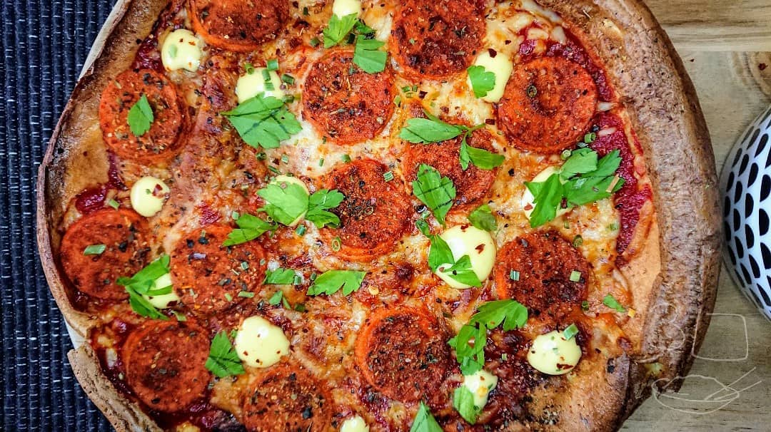 Easy Vegetarian Yorkshire Pudding Pizza