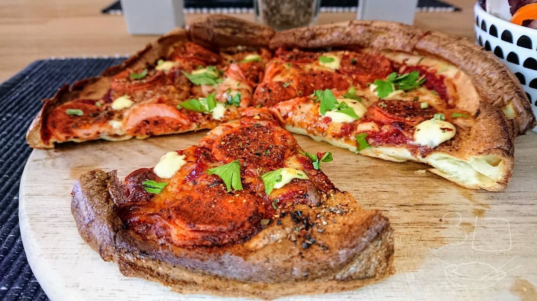 Easy Vegetarian Yorkshire Pudding Pizza