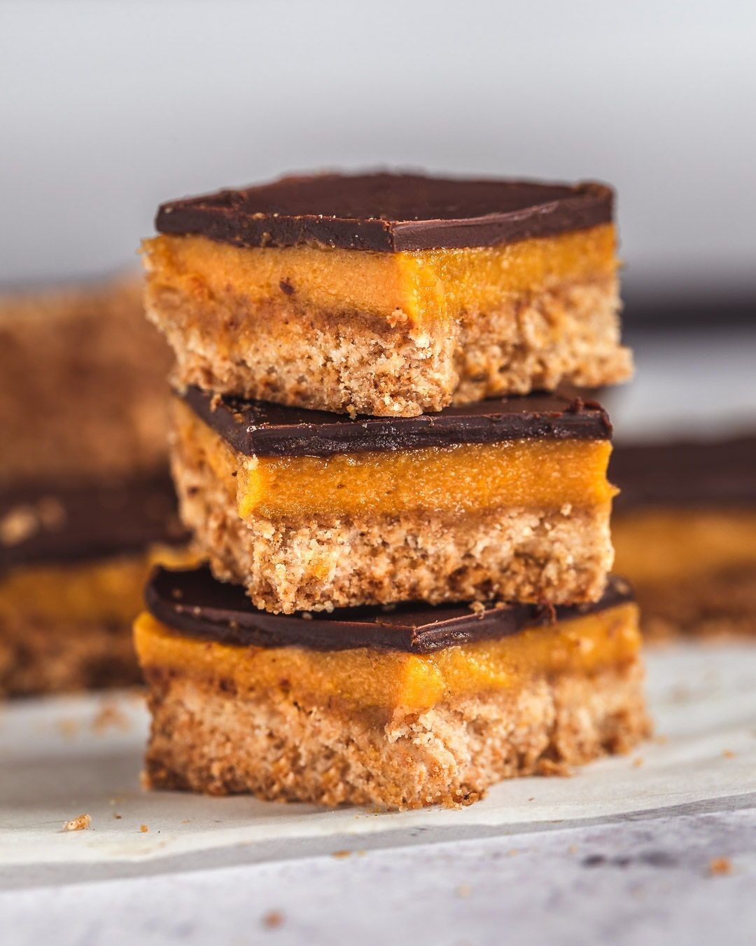 Pumpkin Millionaire's Shortbread