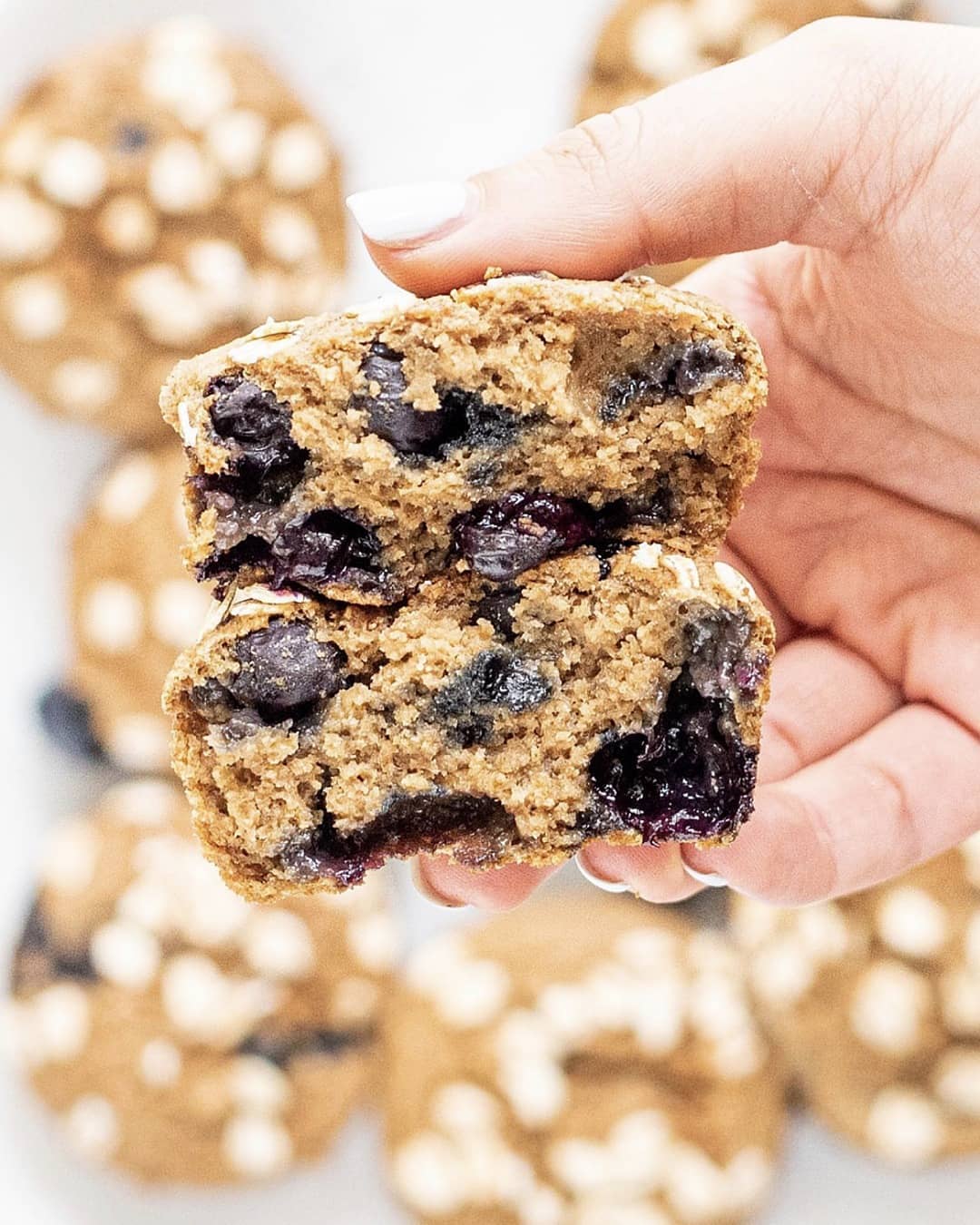 Moist Vegan Blueberry Muffins