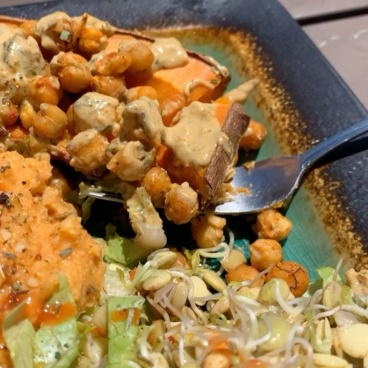 Sweet Potato Chickpea Bowl