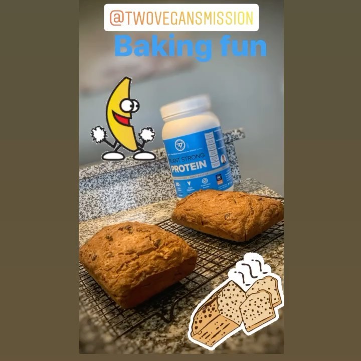 Vegan Banana Bread with Maple Syrup and Protein