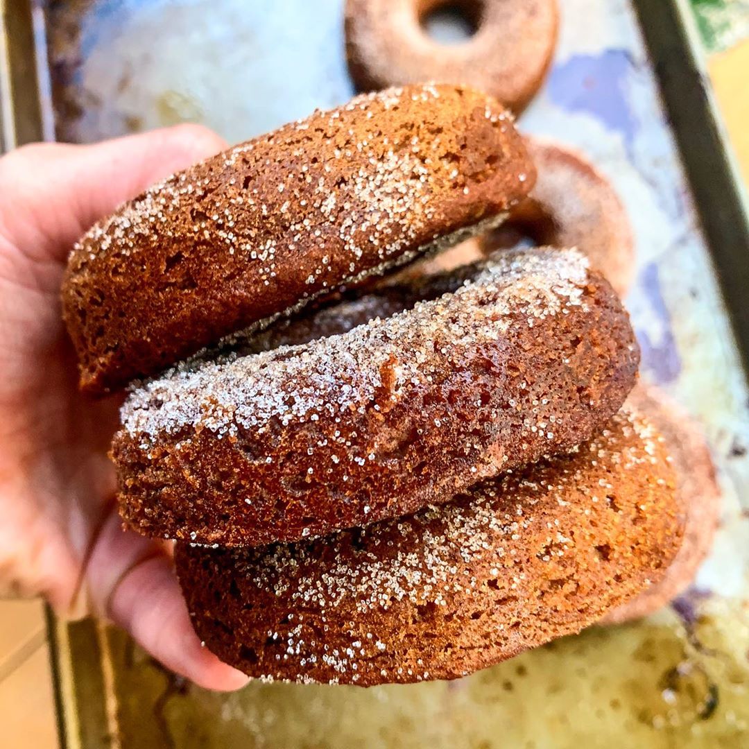 Chai Spiced Cake Donuts