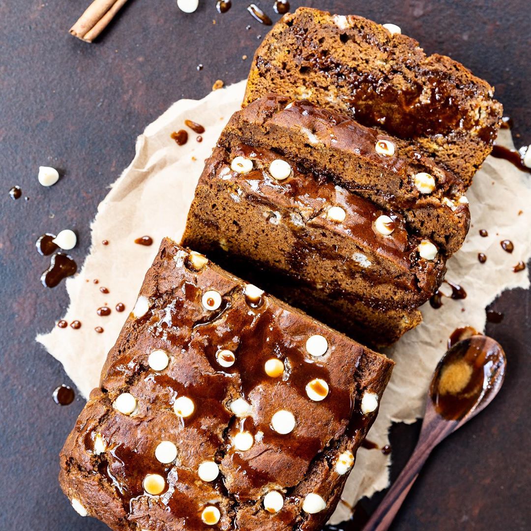 White Chocolate Chai Pumpkin Loaf