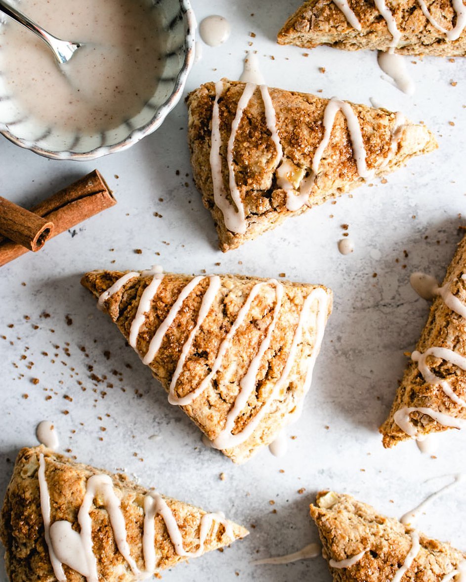 Vegan and Gluten-Free Apple Scones