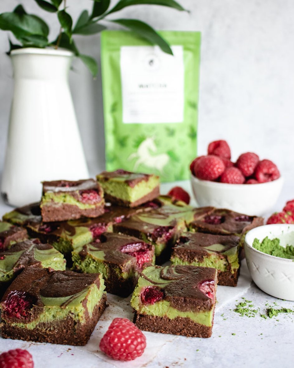 Matcha Cheesecake Brownies