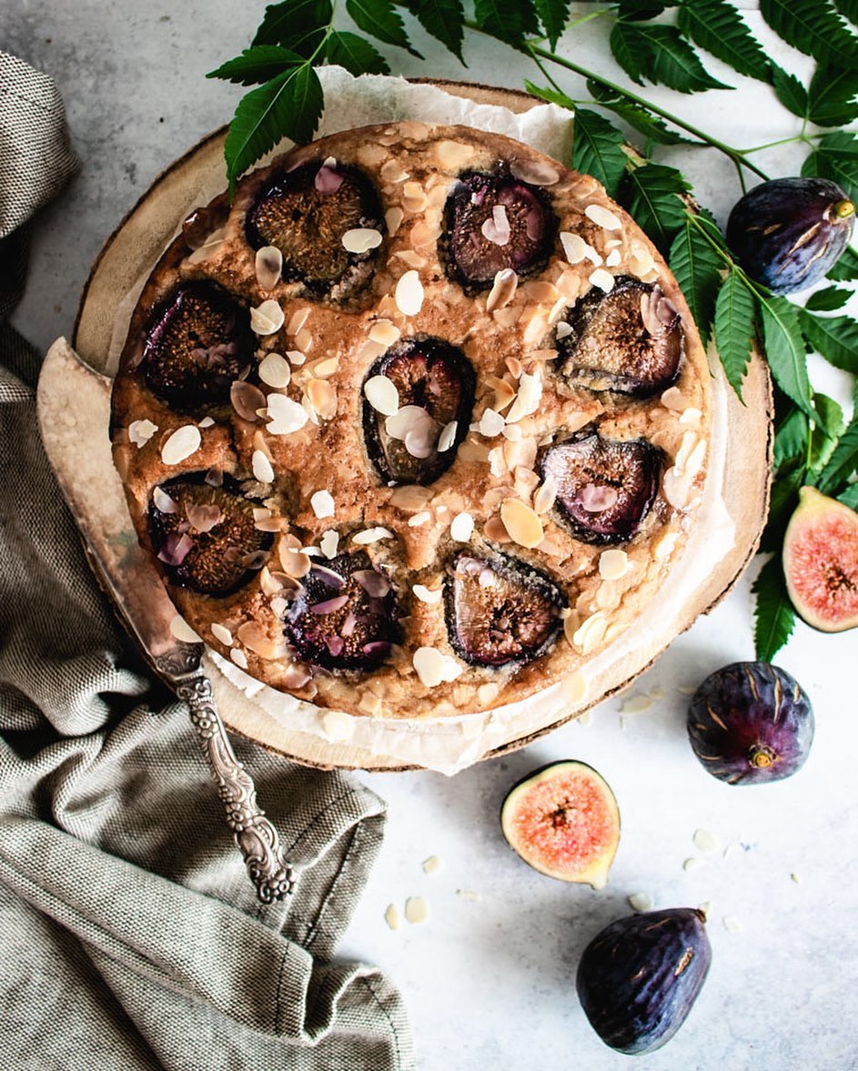Vegan Almond Fig Cake