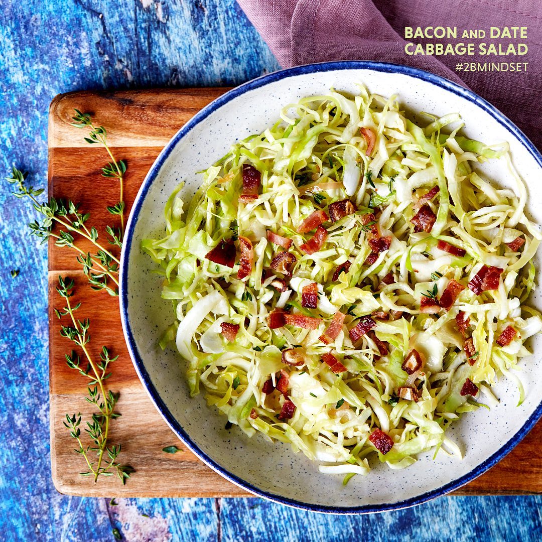 Bacon and Date Cabbage Salad