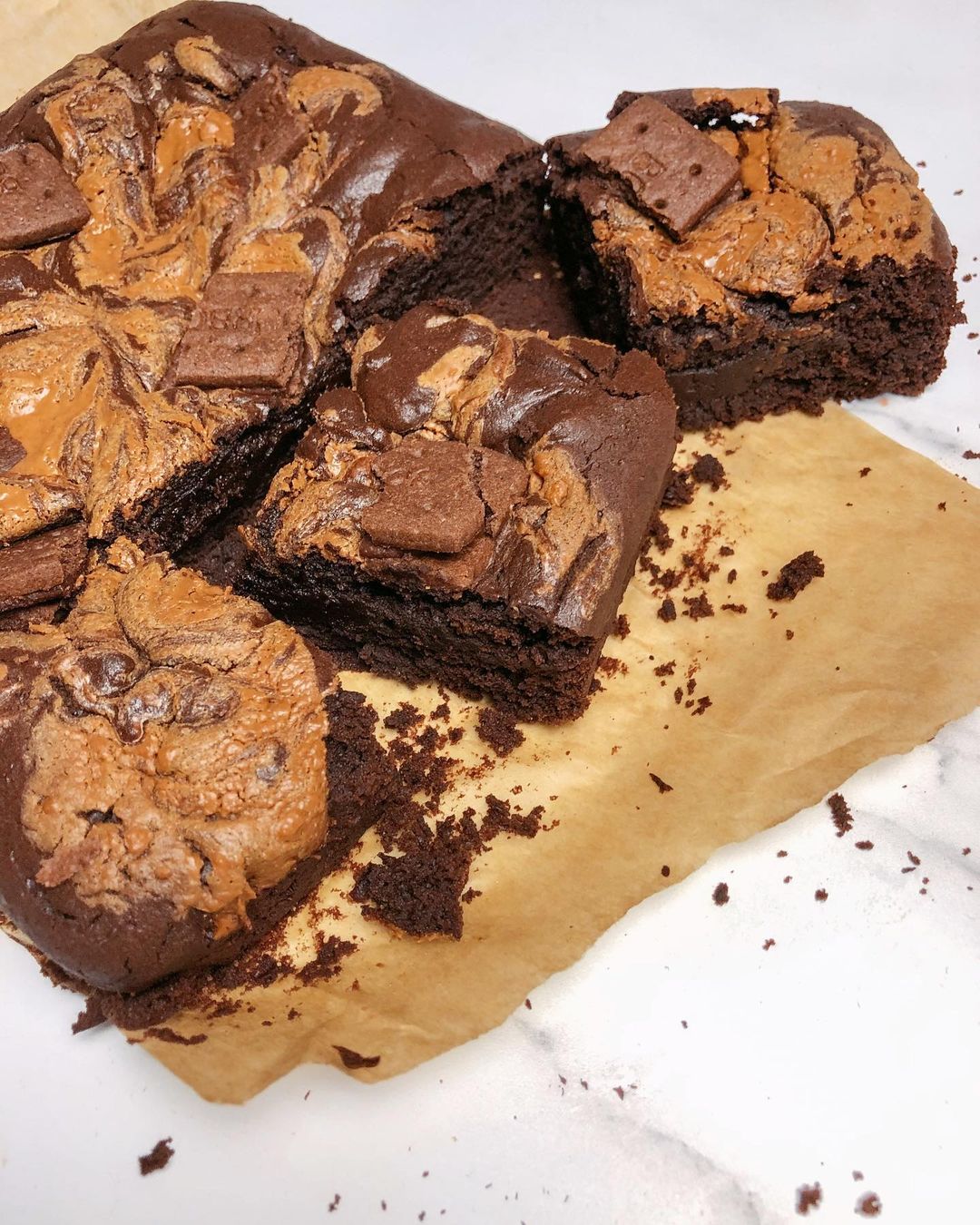 Biscoff Bourbon Brownies