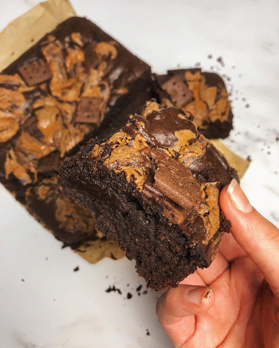 Biscoff Bourbon Brownies