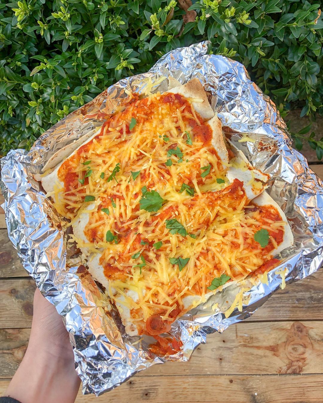 Chilli Jackfruit Enchiladas