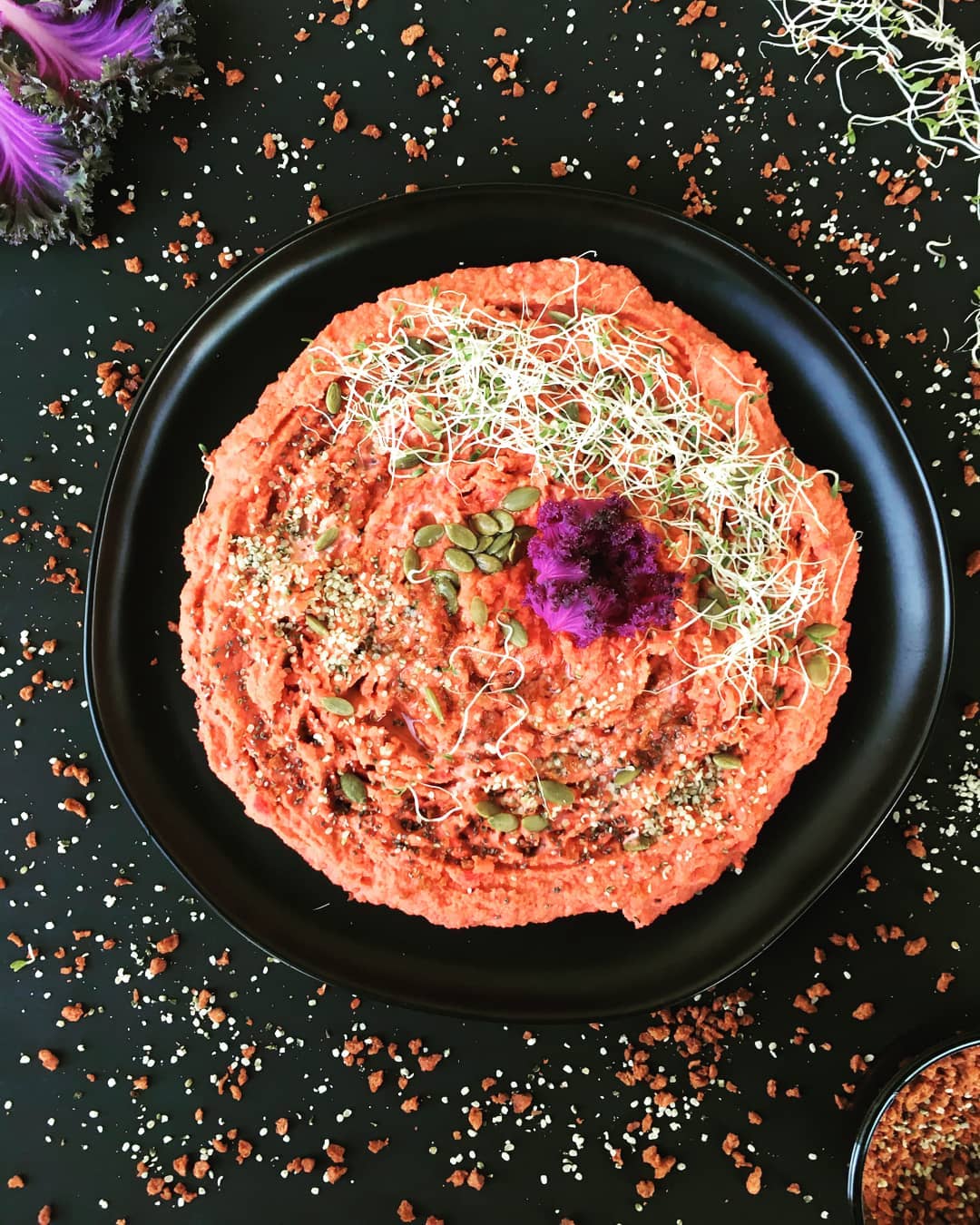 Super Creamy Roasted Beet Hummus