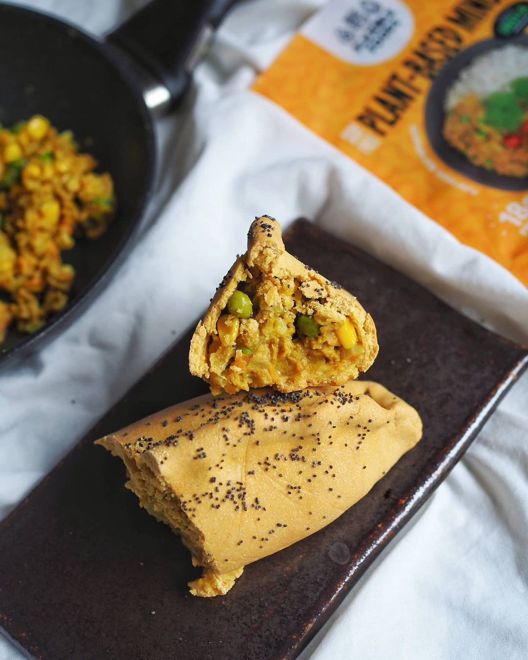 Plant-Based Mince Samosas