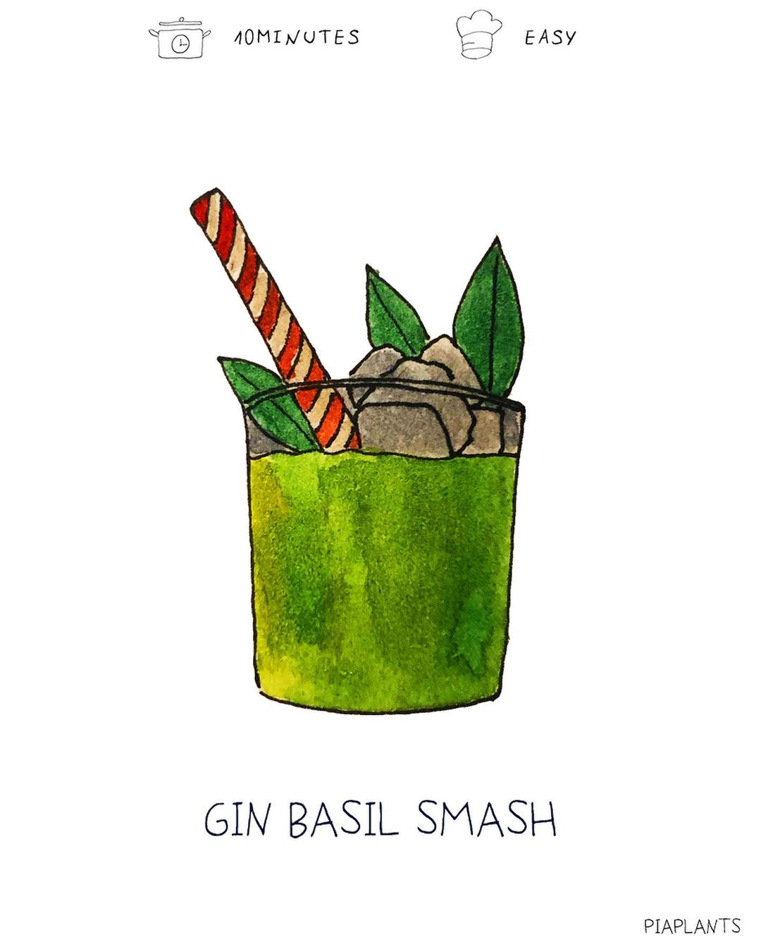 Jin basil smash⁣