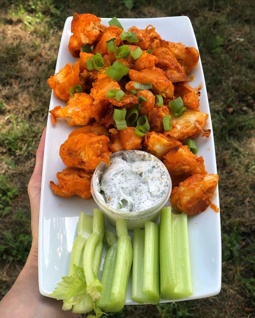 Buffalo Cauli with Homemade Ranch