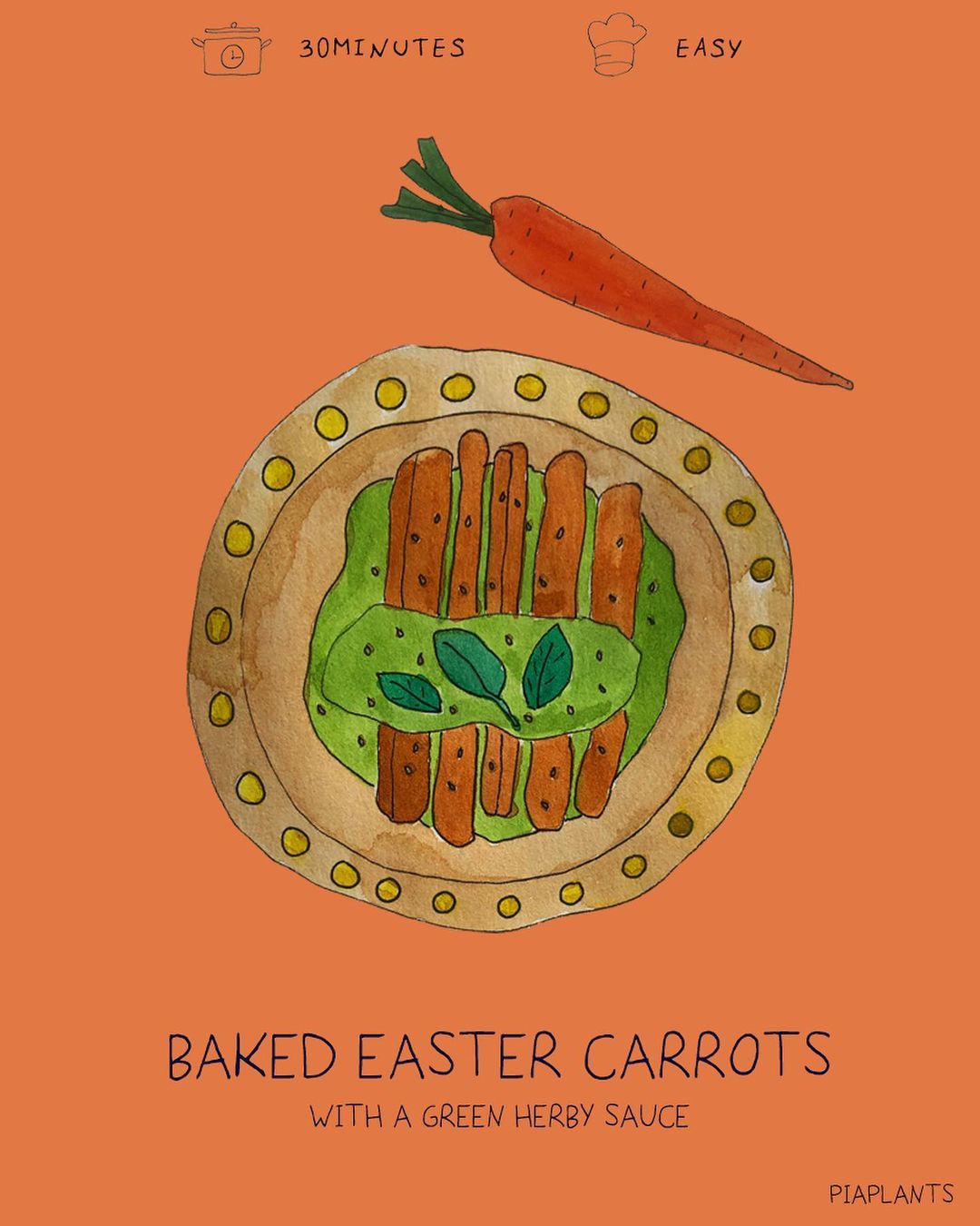 Baked Easter Carrots