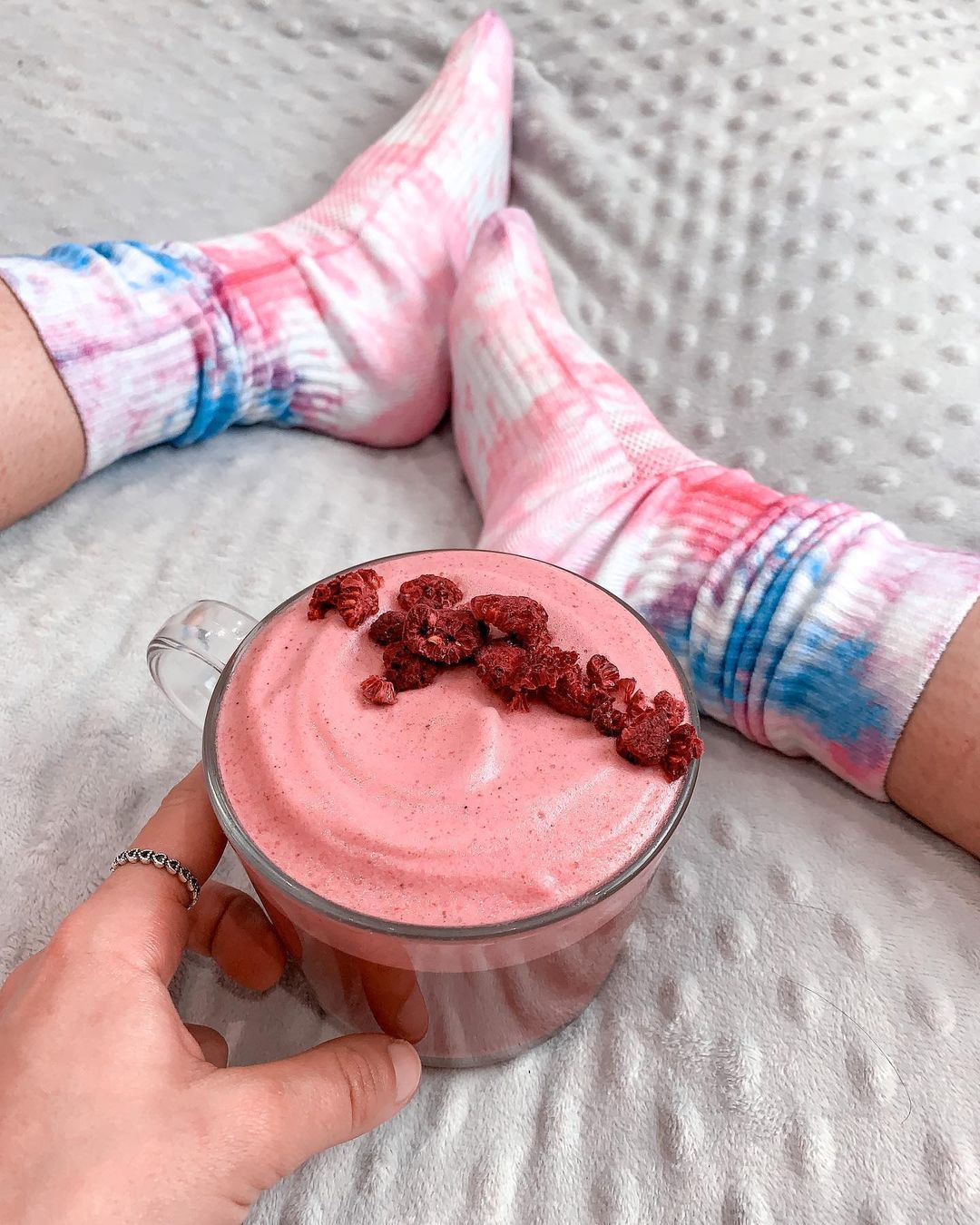 Raspberry Beetroot Latte