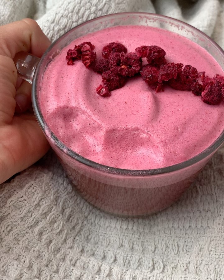 Raspberry Beetroot Latte