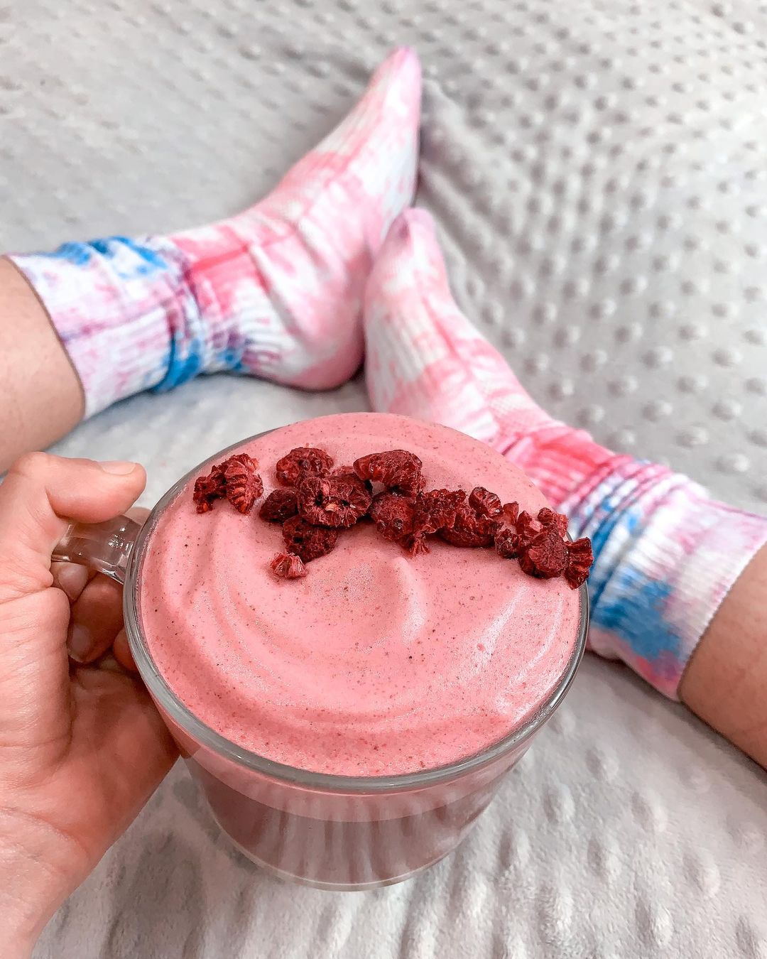 Raspberry Beetroot Latte