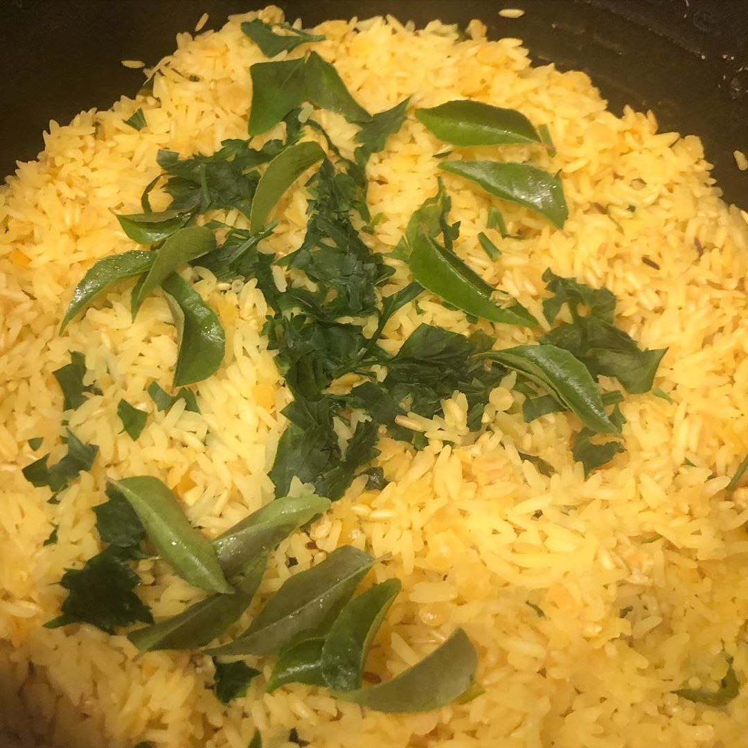 Healthy Oil-Free Indian Khichdi with Spices