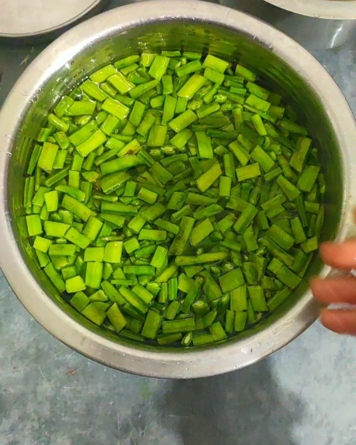 Cluster Beans with Dal