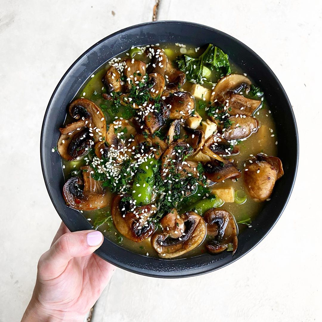 One Pot Mushroom Miso Soup