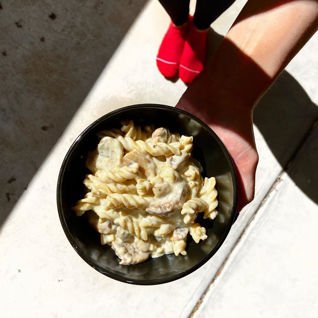 Mushroom Coconut Alfredo