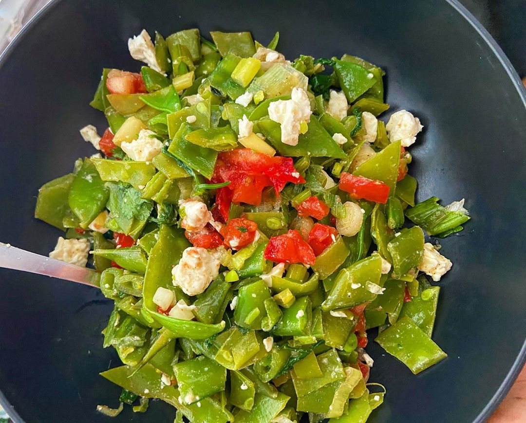 Fresh Snap Peas & Green Beans Salad