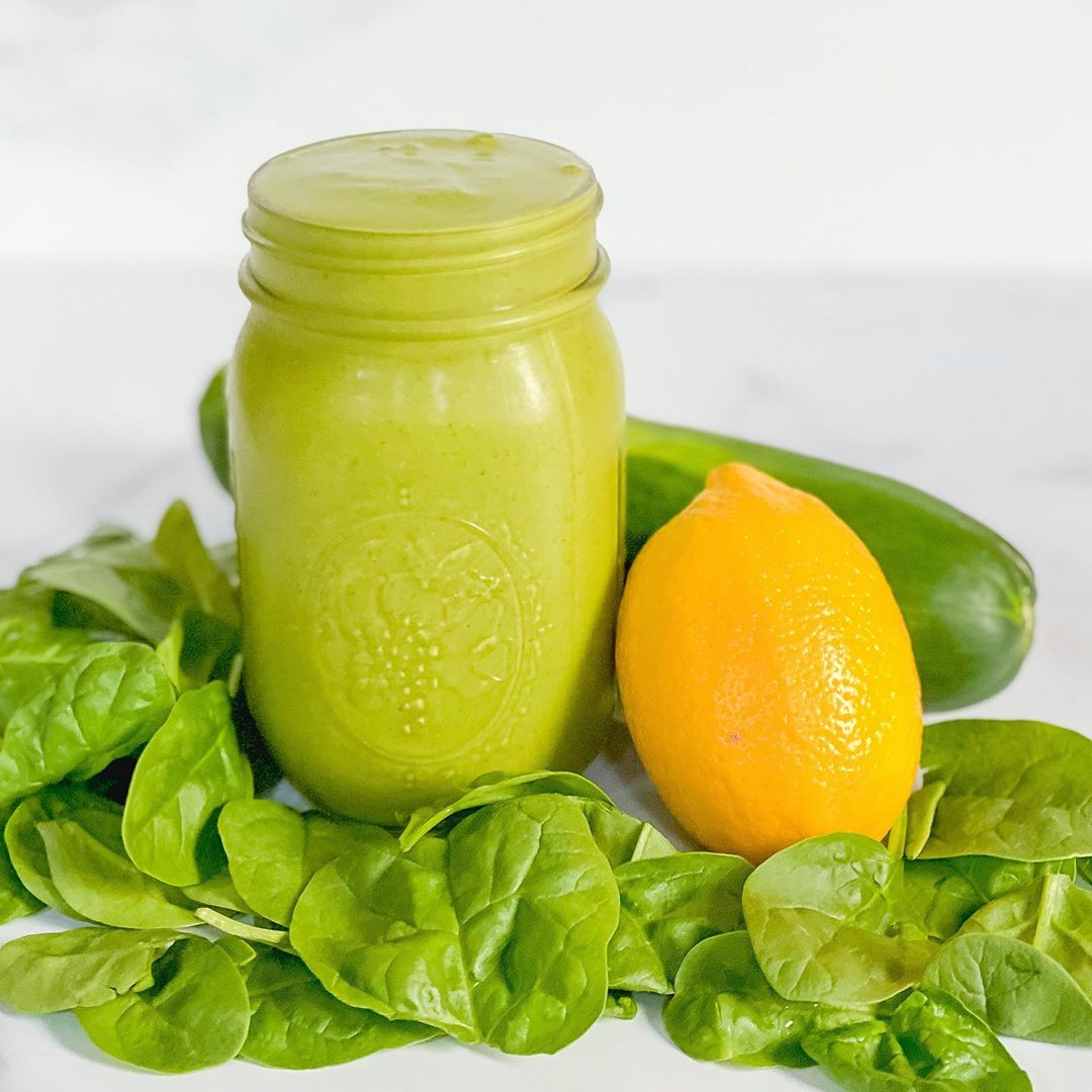 Green Cucumber Lemon Smoothie