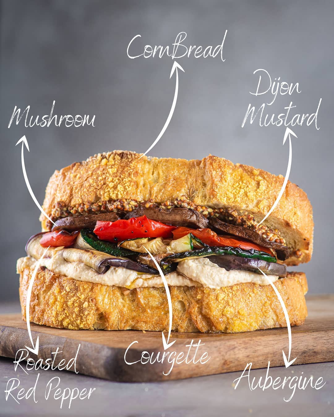 Mushroom, Tomato & Potato Rosti Ciabatta