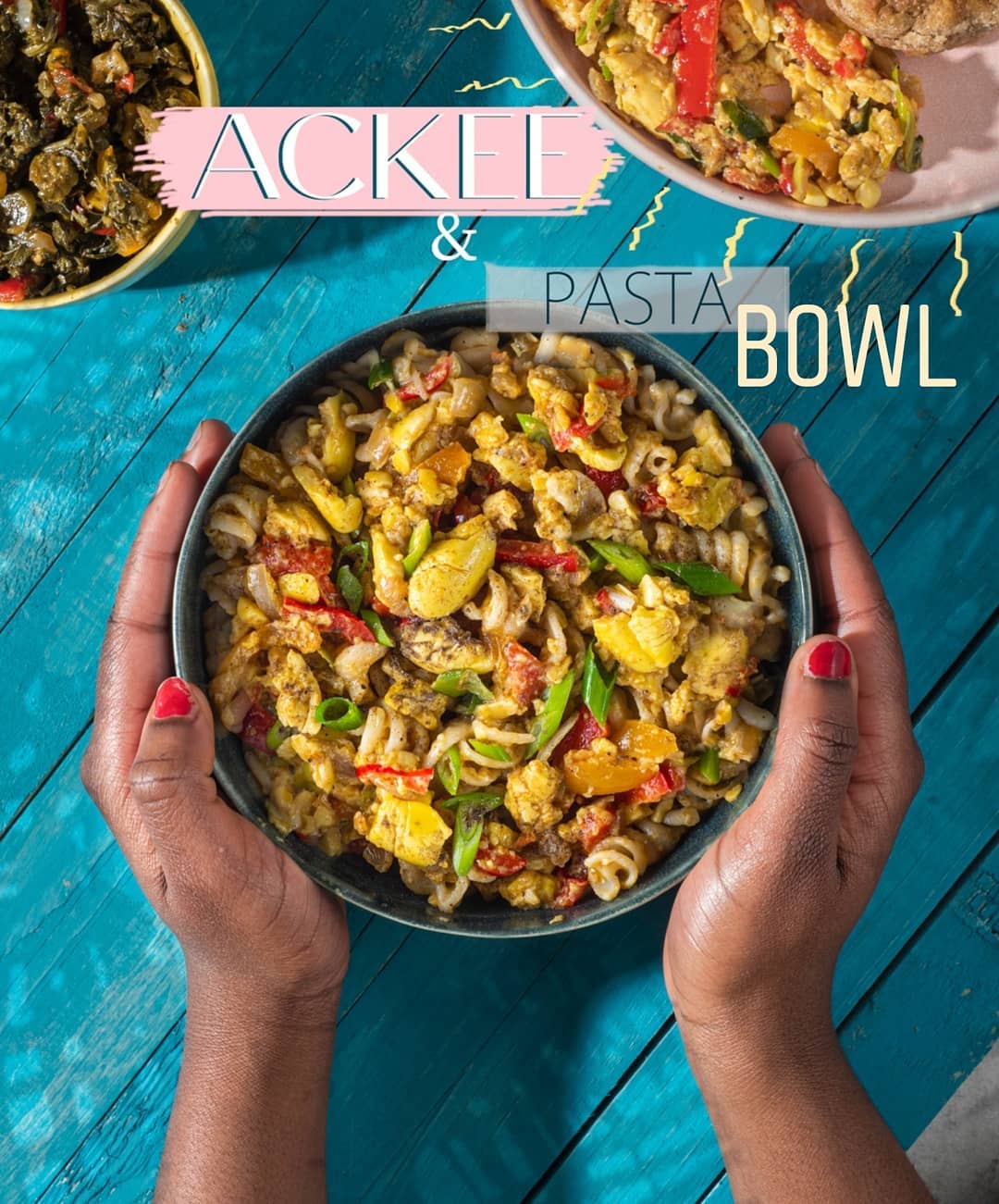 Yummy Ackee and Pasta Bowl