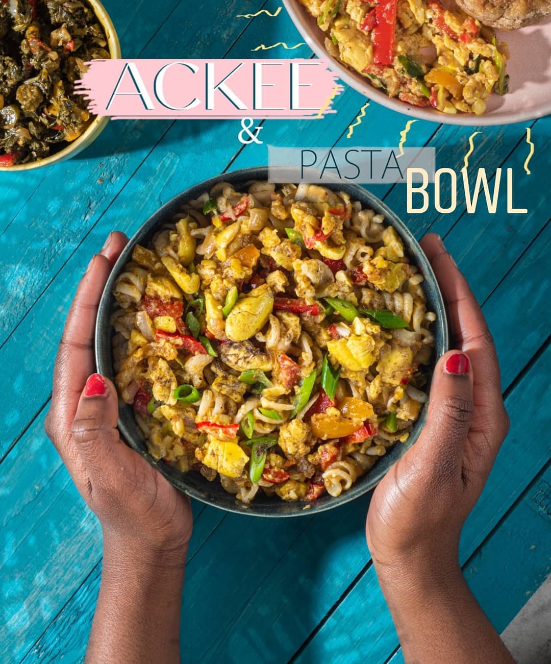 Yummy Ackee and Pasta Bowl