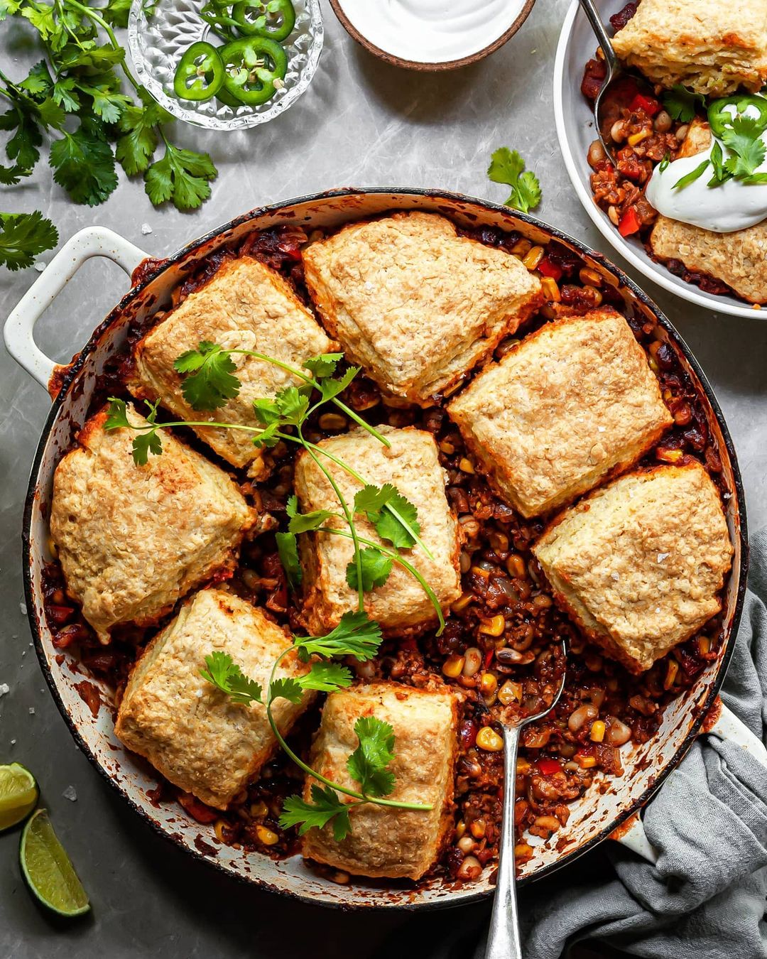 Vegan Chili Pot Pie