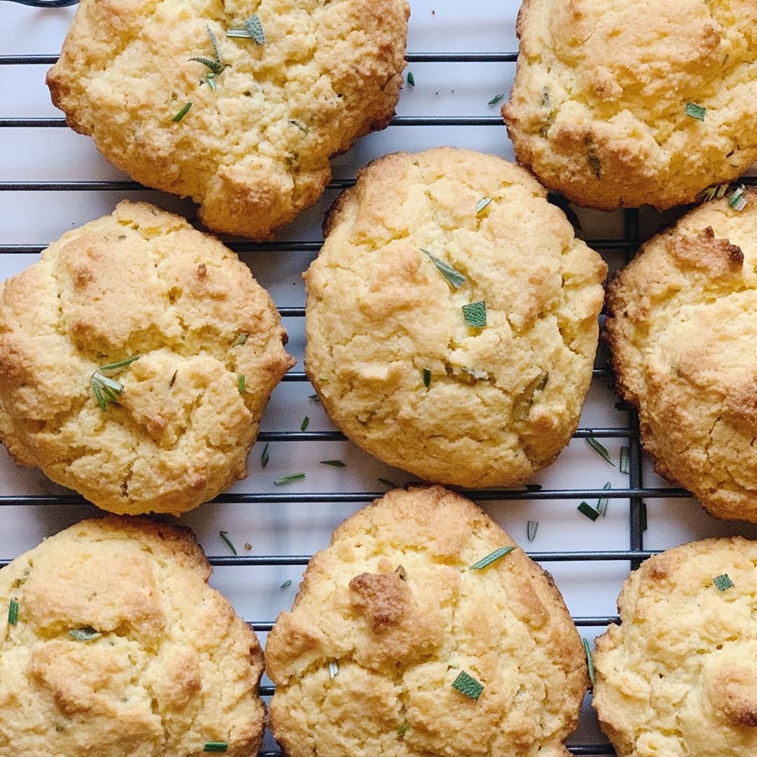 Sage and Rosemary Biscuits