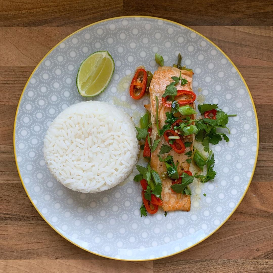 Salmon with Chilli Lime Butter