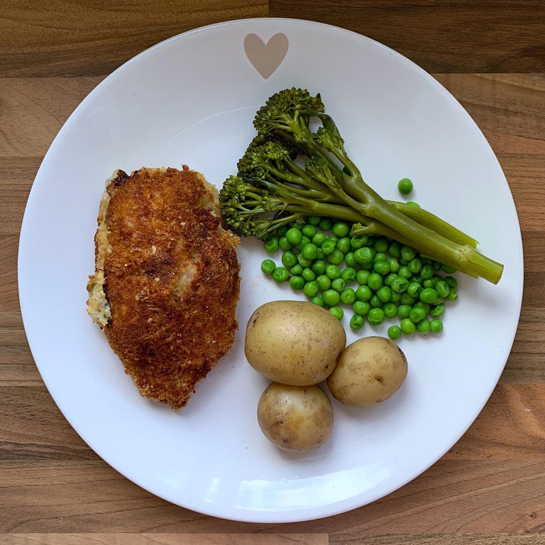 Homemade Garlic Chicken Kievs