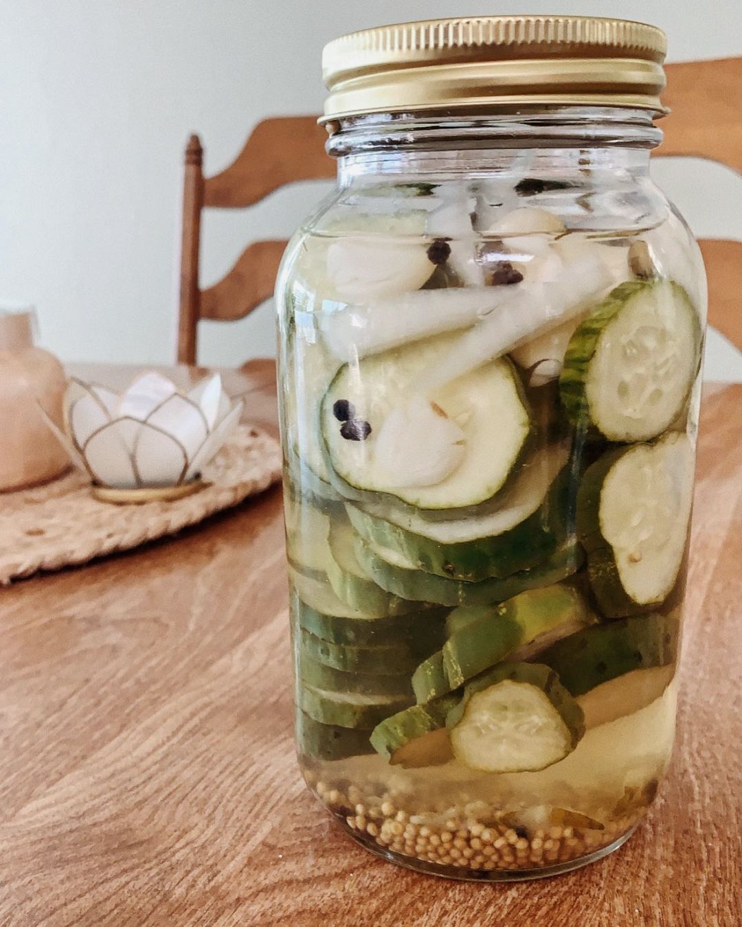 Homemade Pickles with Fresh Seasonal Ingredients