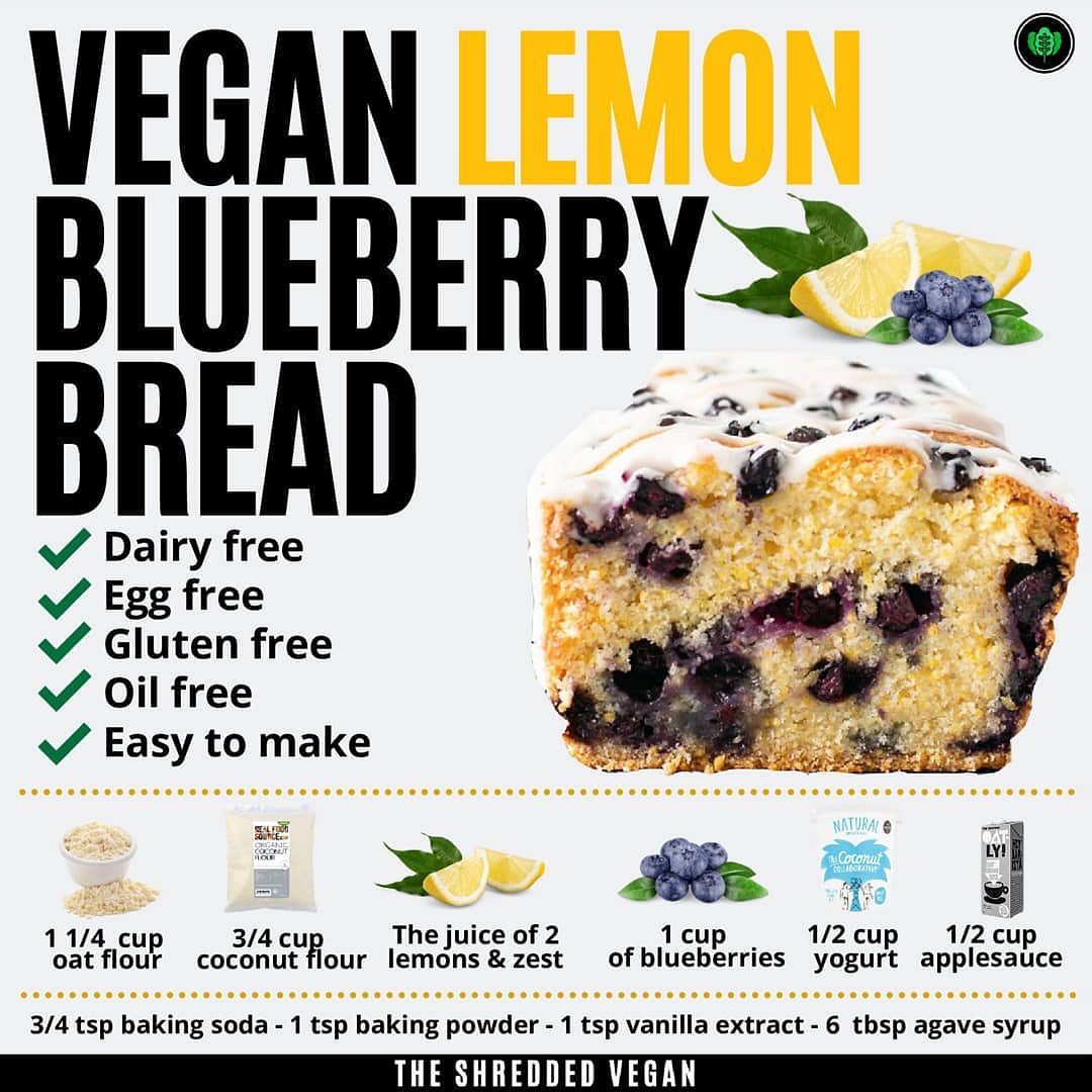 Vegan lemon bread