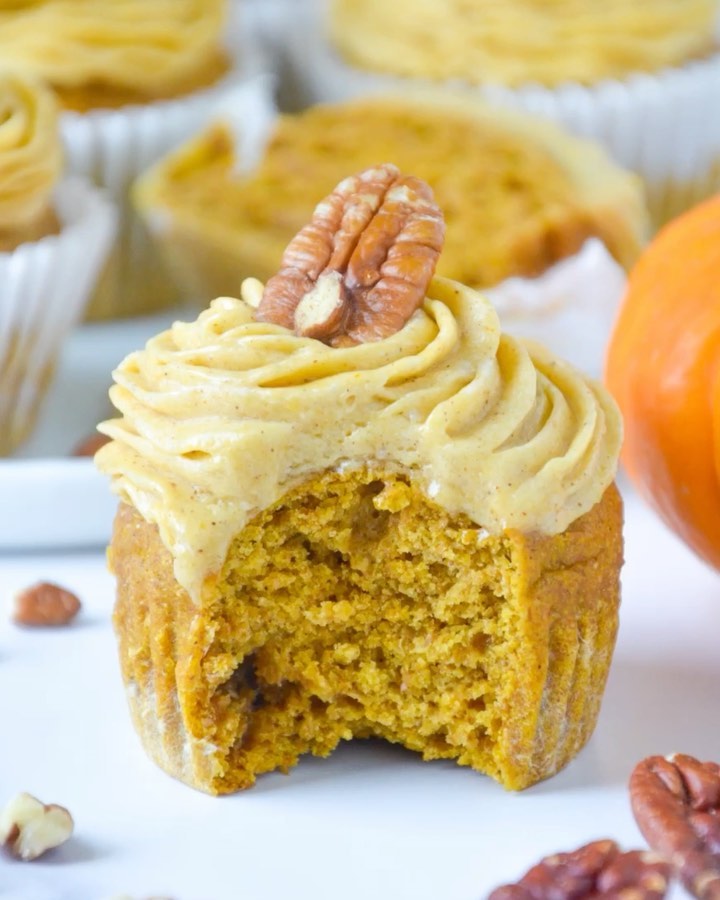 Vegan Pumpkin Spiced Cupcakes