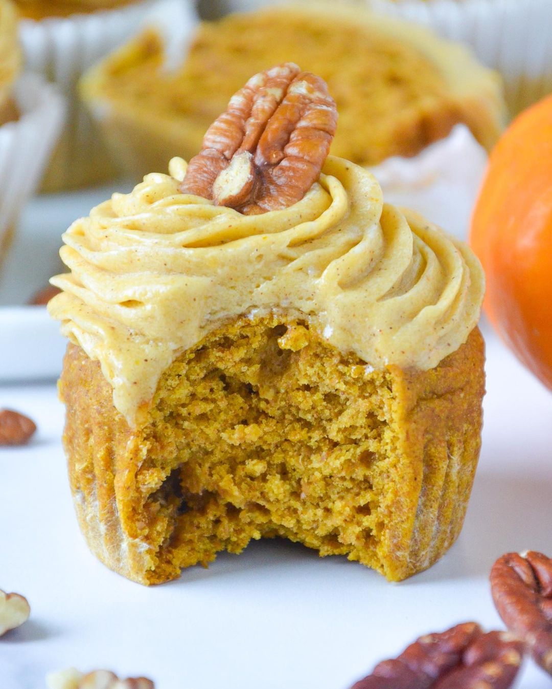 Vegan Pumpkin Spiced Cupcakes