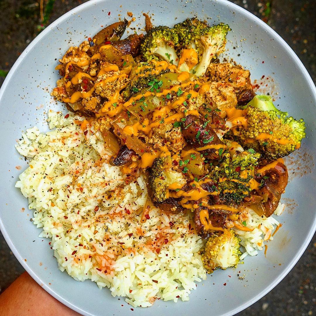 Thai Tofu + Veg Curry Bowl