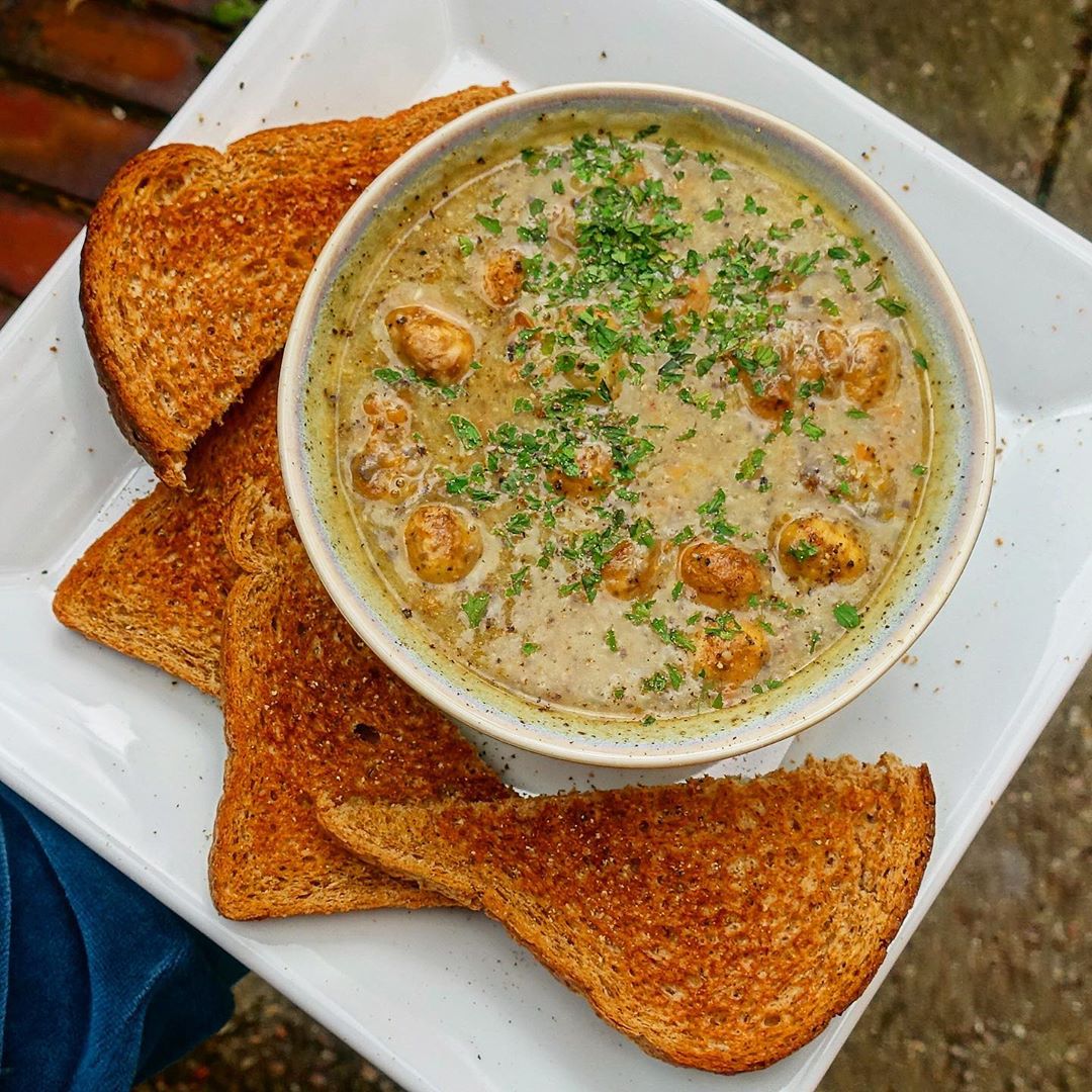 Creamy Mushroom + Potato Soup