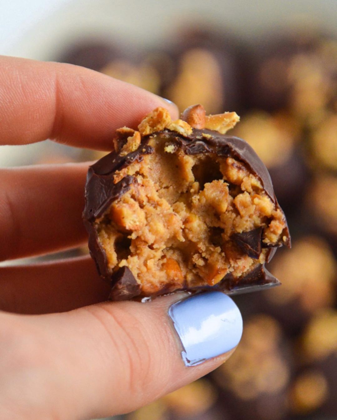 Peanut Butter Pretzel Truffles