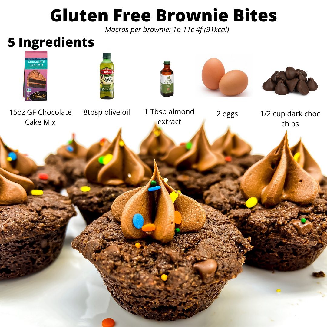 Easy Homemade Gluten-Free Brownie Bites