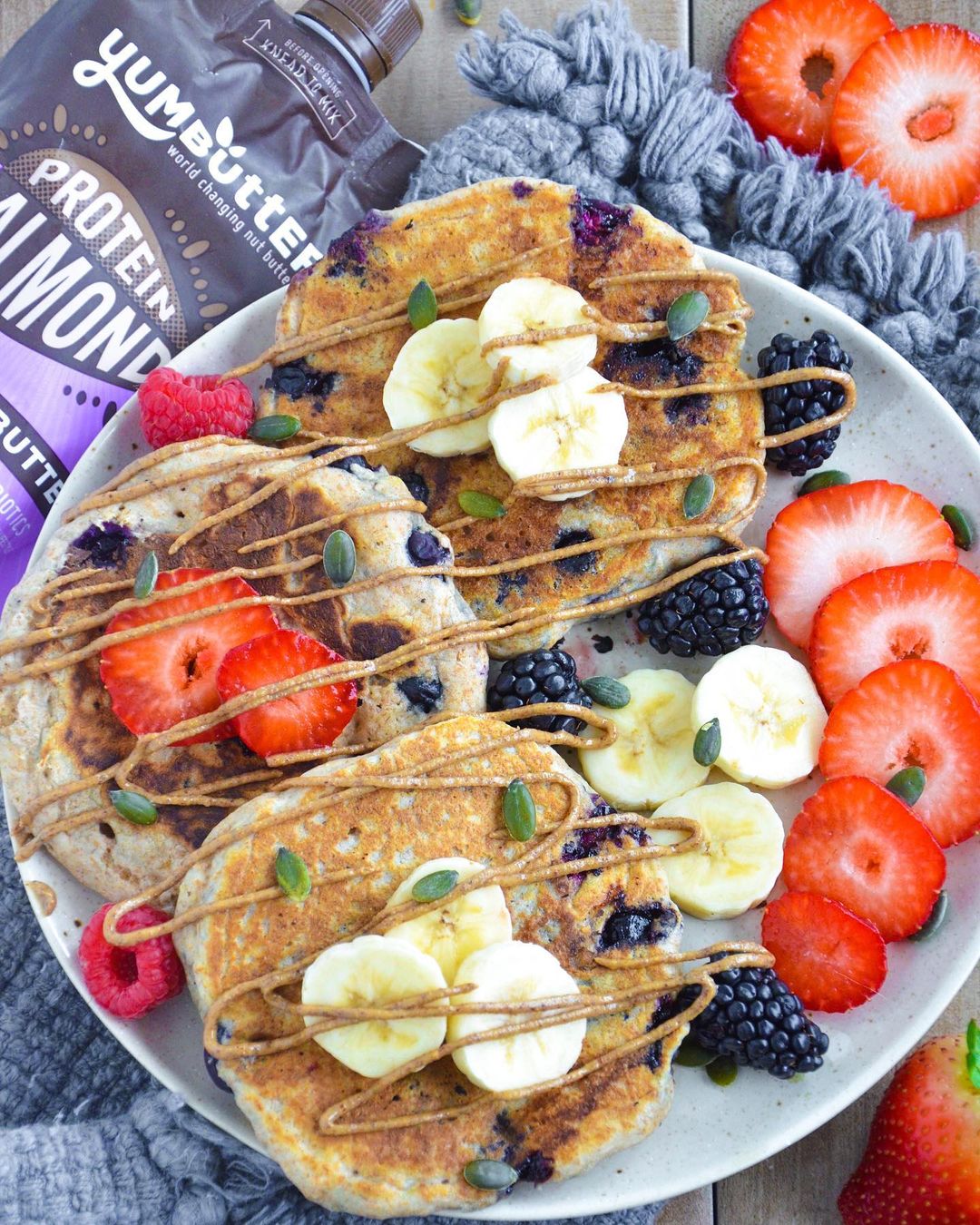 Vegan Blueberry Pancakes