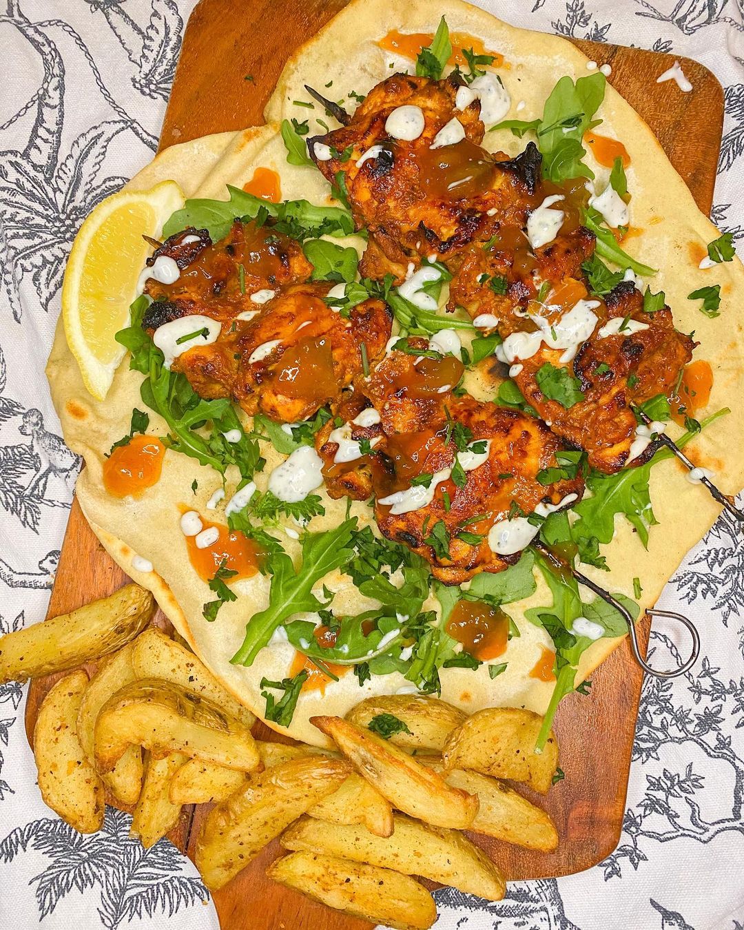 Chicken Tikka Flatbreads