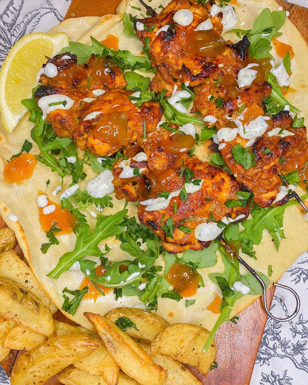 Chicken Tikka Flatbreads