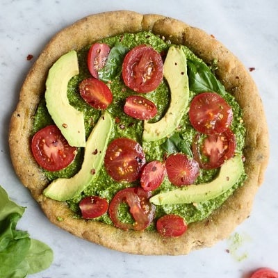 A Naturally Gluten Free Vegan Pizza